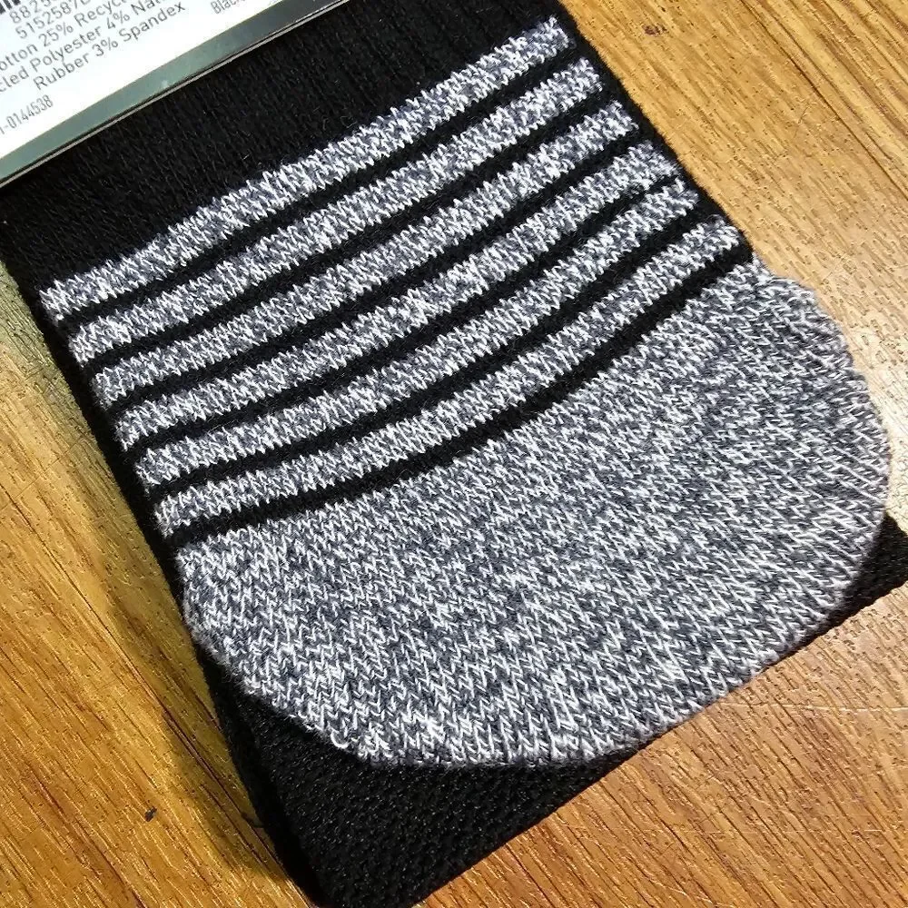 Adidas 5 Star Team Crew Socks Black White Running Gym Training Cushion Unisex M